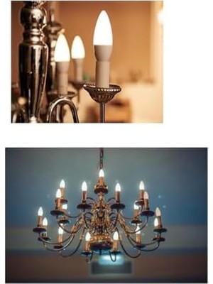 Maxi Trendy 6W LED Mum Ampul Sarı Işık 3000K 3 Adet - E14