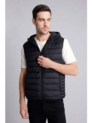 DeFacto Su Itici Slim Fit Kapüşonlu YELEK N4652AZ26AU