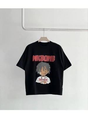 İlk El Grup Unisex Çocuk Baskılı T-Shirt - Siyah