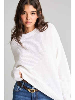 DeFacto Regular Fit Bisiklet Yaka Basic Uzun Kollu Triko Kazak H6905AZ26WN