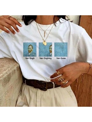 İlk El Grup Kadın Baskılı Oversize Kısa Kol T-Shirt - Beyaz