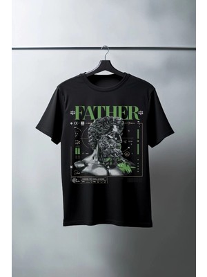 İlk El Grup Unisex Oversize 24/1 Penye Dtf Baskılı Tişört - DTF84