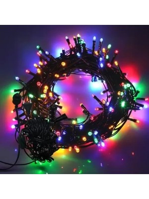 İlk El Grup 10M 100 LED Boncuk Lamba Rgb Işık Siyah Kablo