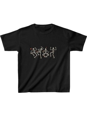 İlk El Grup Unisex Çocuk Baskılı T-Shirt - Siyah
