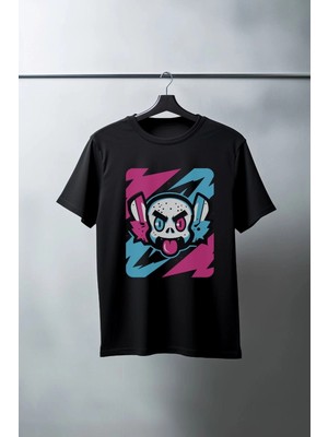 İlk El Grup Unisex Oversize 24/1 Penye Dtf Baskılı Tişört - DTF193