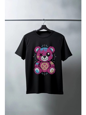 İlk El Grup Unisex Oversize 24/1 Penye Dtf Baskılı Tişört - DTF182
