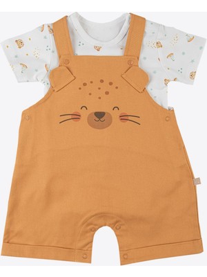 Kitikate Tiger Salopet 2'li Takım Sarı