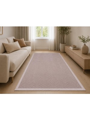Dekoset Sisal Halı Bej Krem- Salon Halısı, Mutfak Halısı, Koridor Halısı- Kaymaz Taban Yıkanabilir Kilim