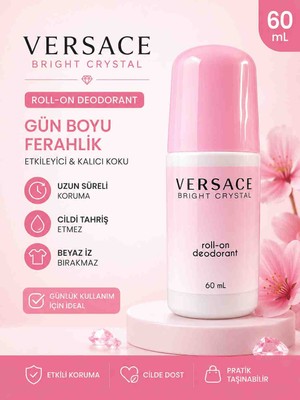 Versace Bright Crystal Roll-On Deodorant (60 ml