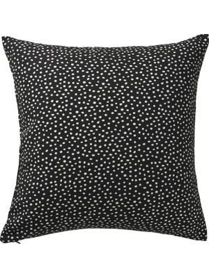 IKEA Björkgramal Siyah-Beyaz 50X50 cm Kırlent Kılıfı