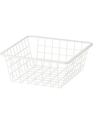 IKEA Altarlıden Beyaz 40X42 cm Tel Sepet