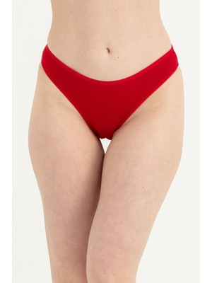 Obje Kadın Kırmızı Baskılı Bikini