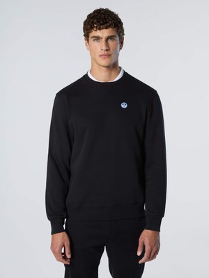 North Sails Regularr Fit V Detaylı Bisiklet Yaka Pamuk Erkek Sweatshirt