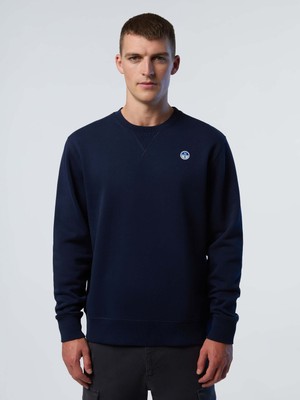 North Sails Regularr Fit V Detaylı Bisiklet Yaka Pamuk Erkek Sweatshirt