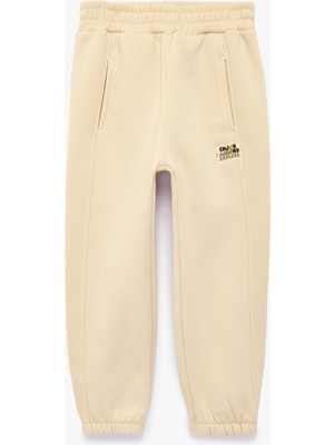 Koton Şardonlu Oversize Balon Form Jogger Eşofman Altı