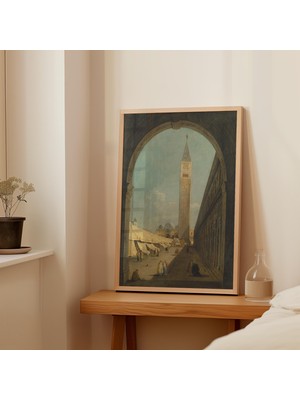 Pegziz I Saint Mark's Square Venice Duvar Tablosu – Venedik San Marco Meydanı Sanat Tablosu
