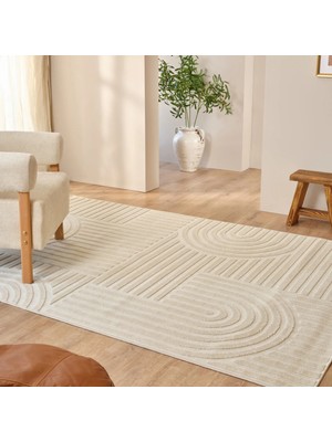 Kaşmir Halı Iskandinav Rune White 200X290 cm