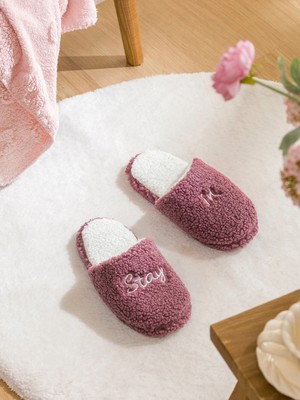 Lc Waikiki Yeni Sezon Yazı Nakışlı Kadın Panduf