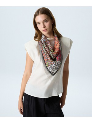 Twist Çıkarılabilir Fularlı Bluz TS1260006297018