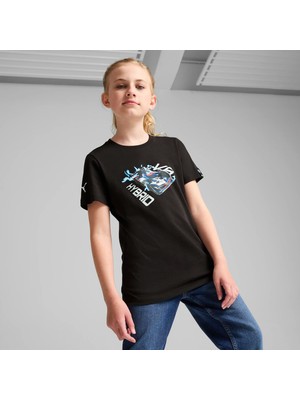 Puma Unisex Siyah Puma Bmw Mms Kıds Car Graphıc Tee Siyah Unisex Çocuk T-Shirt