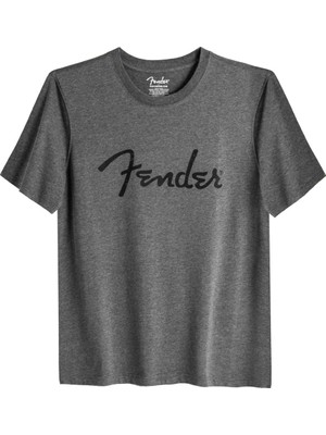 Fender® Spaghetti Logo T-Shirt - Antrasit