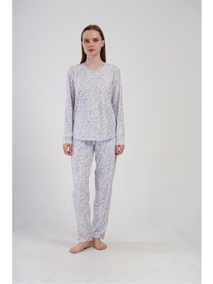 Obje Kadın Gri Cepli Pijama Altı