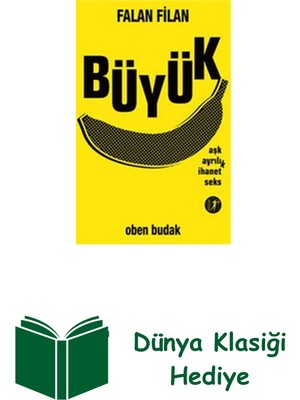 Artemis Yayınları Falan Filan Büyük Aşk Ayrılık Ihanet Seks + Dünya Klasiği Hediye