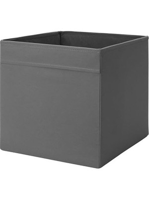 Delixa Düzenleyici Kutu Ev Düzeni Düzenleme Saklama Kutusu Gri Renk 33X38X33 cm