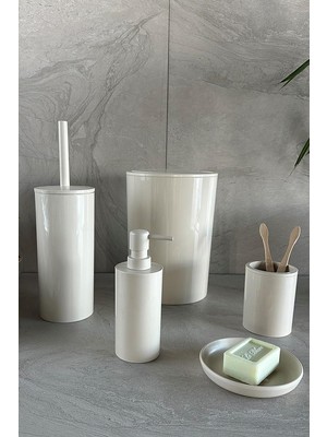 Delixa Flores 5li Banyo Seti-Bej