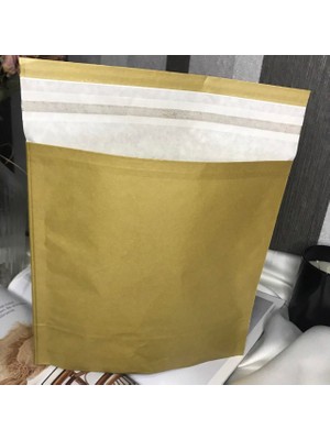 Delixa Kraft Düz Renk Hediye Torbası Küçük Boy Hediye Paketi Bantlı Gift Pack 20X20 cm - 2 Adet (Kraft)