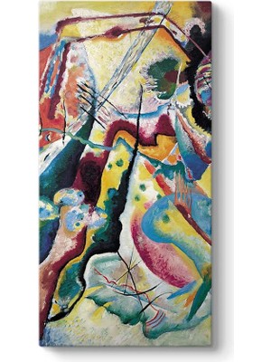 Delixa Wassily Kandinsky‏ - La Tache Rouge Tablosu 40 x 80