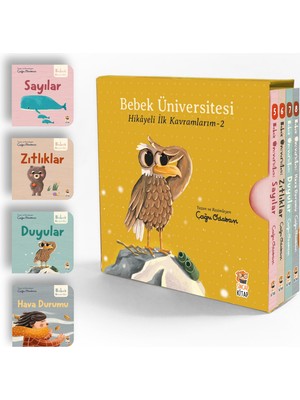 Delixa Bebek Üniversitesi: Hikayeli Ilk Kavramlarım - 4 Kitap Takım