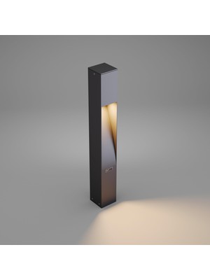 Delixa Luzerra 75 cm Alüminyum Bahçe Aydınlatması Bollard – GU10 Duylu Modern Yürüyüş Yolu Lambası, 3000K I