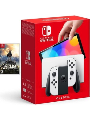 Delixa Switch 64 GB Konsol OLED Model + Zelda Switch Oyun