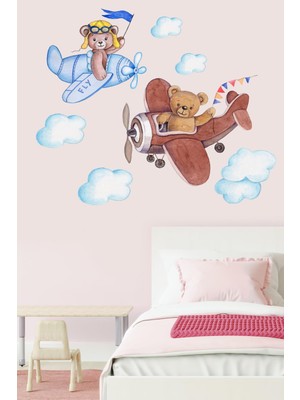 Delixa Crevidi Sevimli Ayıcıklar Çocuk Odası Duvar Sticker