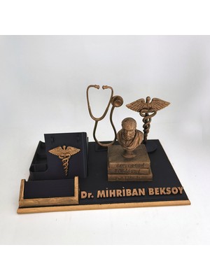 Hediyemix Kişiye Özel Pratisyen Doktor Masaüstü İsimlik Kartvizitlik - Doktora Özel Hediye