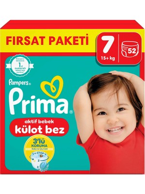 Delixa Külot Bebek Bezi 7 Beden 52 Adet Fırsat Paketi