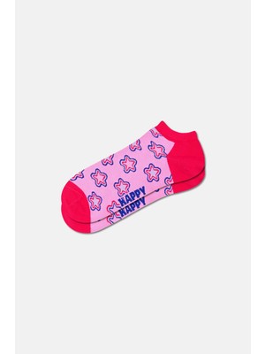 Happy Socks - Pembe Yıldız Desenli Çorap