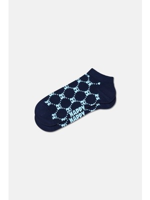 Happy Socks - Lacivert Logo Desenli Çorap