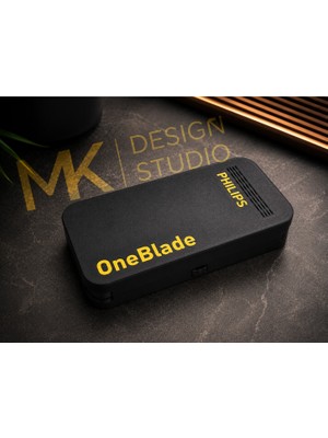 MK Design Philips Oneblade Uyumlu Premium Sert Taşıma Kutusu | Seyahat Koruma Çantası | Organizer Kılıf | 3D Baskı