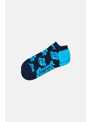 Happy Socks - Lacivert Köpek Desenli Çorap