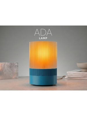Ada Lamp - 3D Baskı Fitilli Masa Lambası | Dekoratif Tasarım Aydınlatma | Tane Store | Tane Tekno