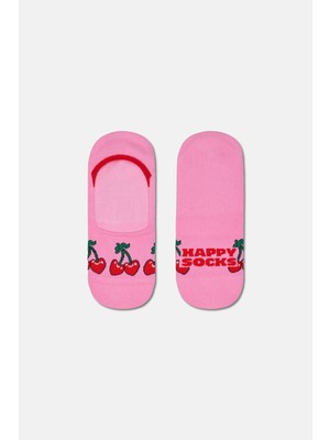 Happy Socks - Pembe Kiraz Desenli Babet Çorap