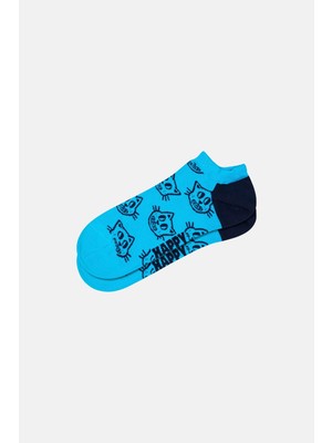 Happy Socks - Mavi Köpek Desenli Çorap