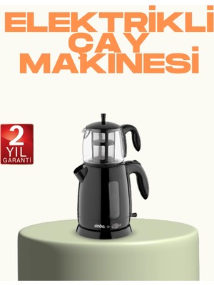 Asa Store Susuz Çalışma Emniyetli Sinbo Elektrikli Çay Makinesi