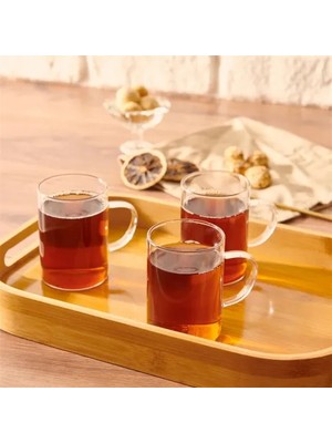 Asa Store Decohandy 6'lı Cam Kupa 200 ml