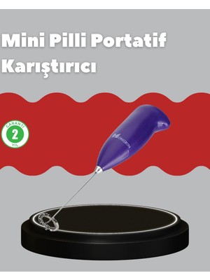 Asa Store Frappe ve Cappuccino Maker – Taşınabilir Pilli Köpürtücü Mikser