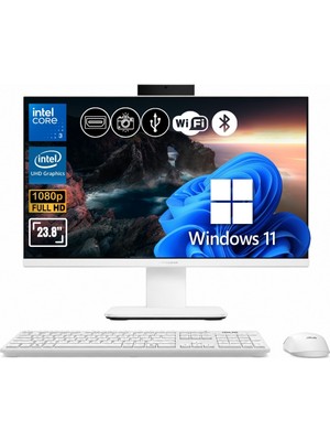 Asus Expertcenter Core 3 100U 16GB 1tb SSD 23.8" Fhd WIN11PRO Aıo Bilgisayar P440VAK-C38512W0D A16
