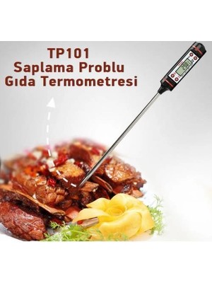 Asa Store Dijital Mutfak ve Gıda Termometresi - Hassas Ölçüm - Paslanmaz Çelik - Daldırmalı Model - Saklama Kutulu