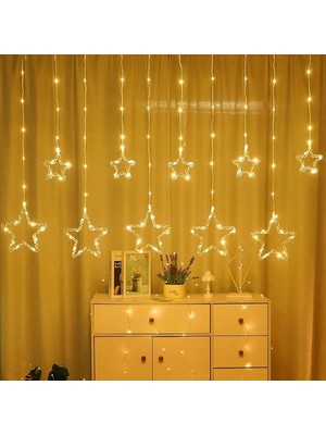 Asa Store Yıldız Perde LED 10 Saçaklı